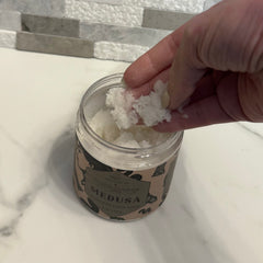 Medusa 4 Pack | Guest Size Soap, Hanging Potion, Sugar Scrub, Solid Lotion